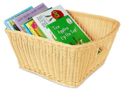 Plastic Book Basket at Lakeshore Learning