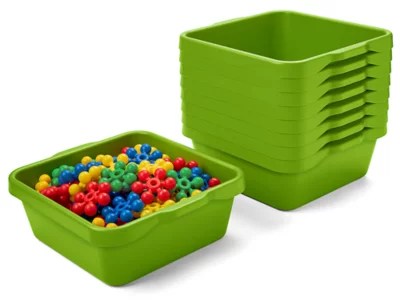 Outdoor Storage Bins Set of 9 at Lakeshore Learning