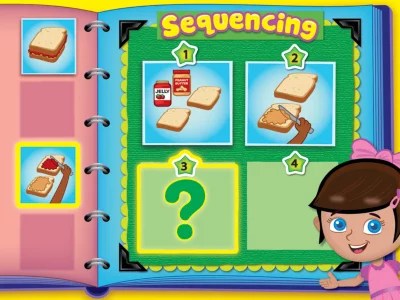 Listening & Following Directions Sequencing Game Interactive CDROMs at Lakeshore Learning