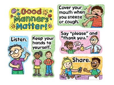 Good Manners Matter! Bulletin Board Set at Lakeshore Learning