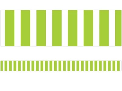Lime Green Bold Striped Border at Lakeshore Learning