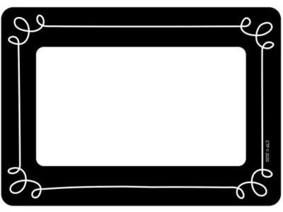 Black & White Name Tags at Lakeshore Learning