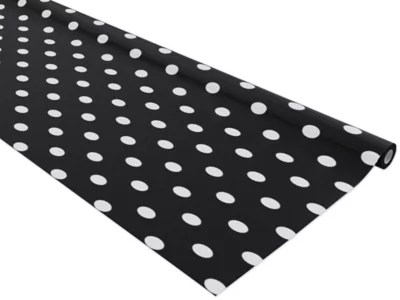 Black & White Polka Dot Fadeless® Paper Roll 48" x 25' at Lakeshore