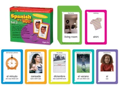 Spanish in a Flash Set 2 at Lakeshore Learning