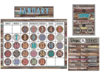 Home Sweet Classroom Calendar Bulletin Board Set at Lakeshore Learning