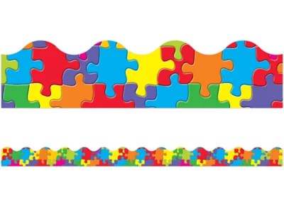 Jigsaw Puzzle Scalloped Border at Lakeshore Learning