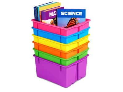 Neon HeavyDuty Book Bins at Lakeshore Learning