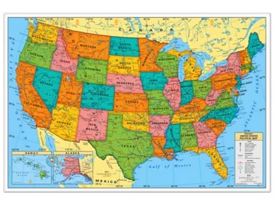 Us Map : Write Wipe U S A Wall Map At Lakeshore Learning