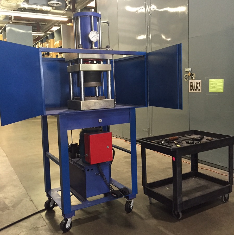 Long Beach Police Department Debuts Donated Weapon Crushing Machine