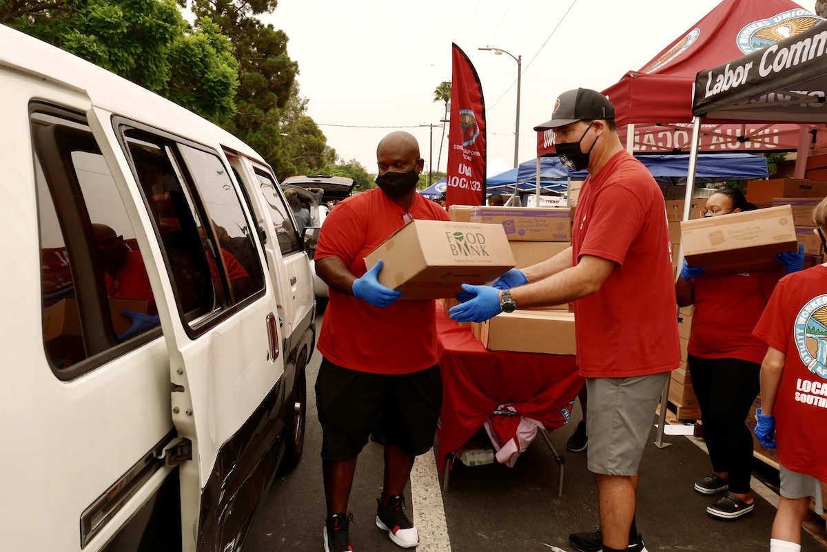 IN PHOTOS In place of canceled Labor Day parade, Los Angeles unions