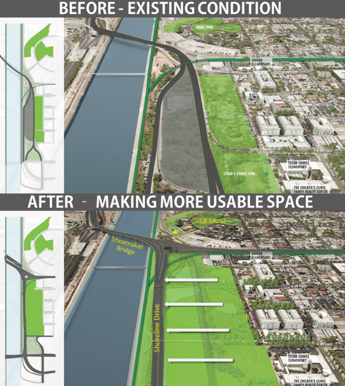 30M grant will help fund dramatic Shoreline Drive overhaul • Long