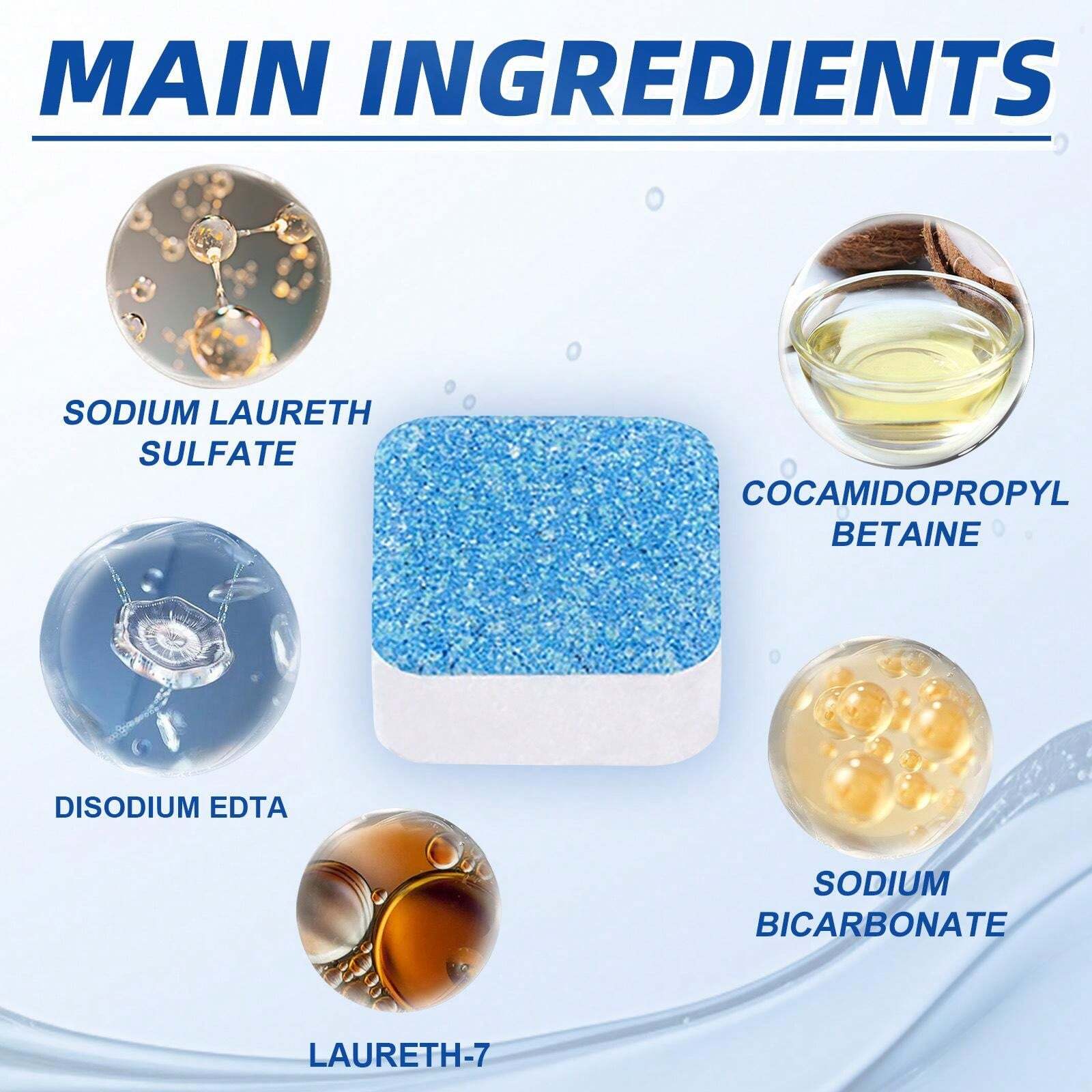 Toilet Cleaning Tablet Household Toilet To Remove Odor, Clean Dirt And