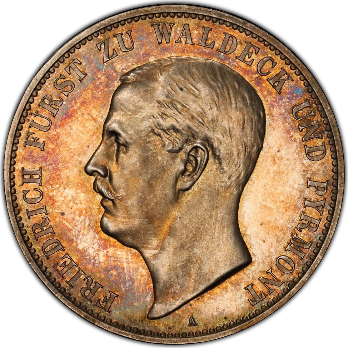 WaldeckPyrmont 1903A 5 Mark Waldeck und Pyrmont 1903 Friedrich Jaeger