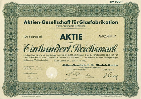 Glasfabrikation Gebr Hoffmann Ma Shops