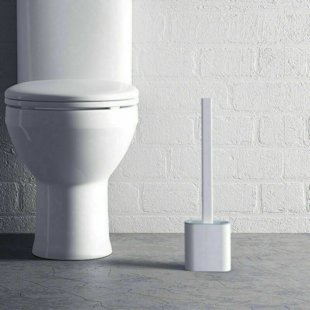 Toilet Bowl Brush And Holder with Wall Mount(Set of 2)