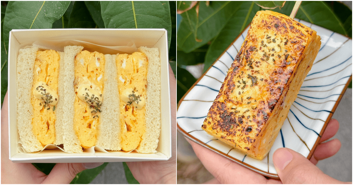 【厝咖食堂】台南市北區超可愛的小攤車，專賣厚蛋燒、玉子三文治！