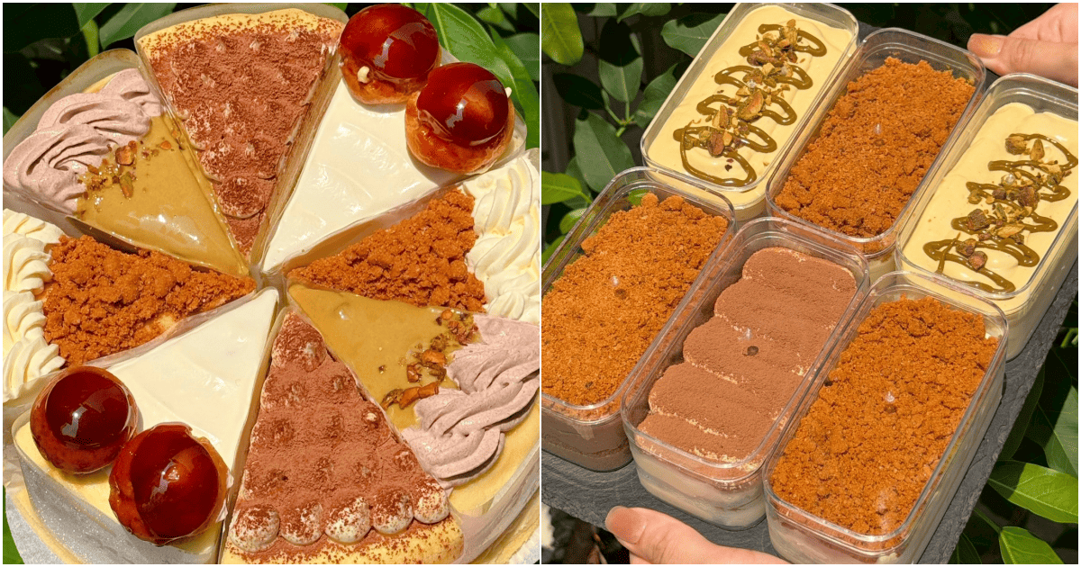 【倉熊手作甜點】高雄隱藏版超美的千層拼盤，超熱門開心果千層！價位