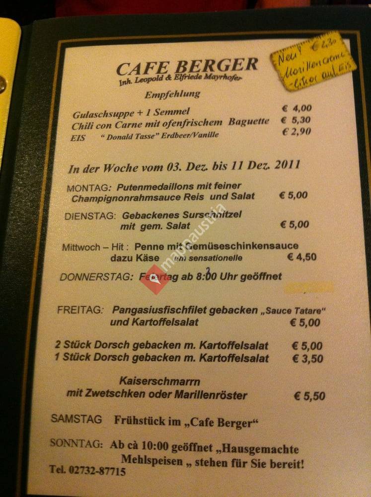 Cafe Berger Krems an der Donau