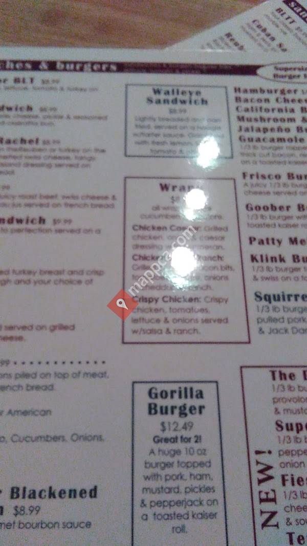 Squirrels Bar & Grill Renville County