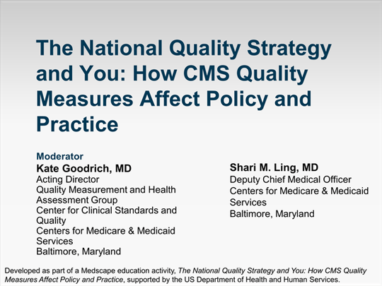Electronic Clinical Quality Measures Basics CMS