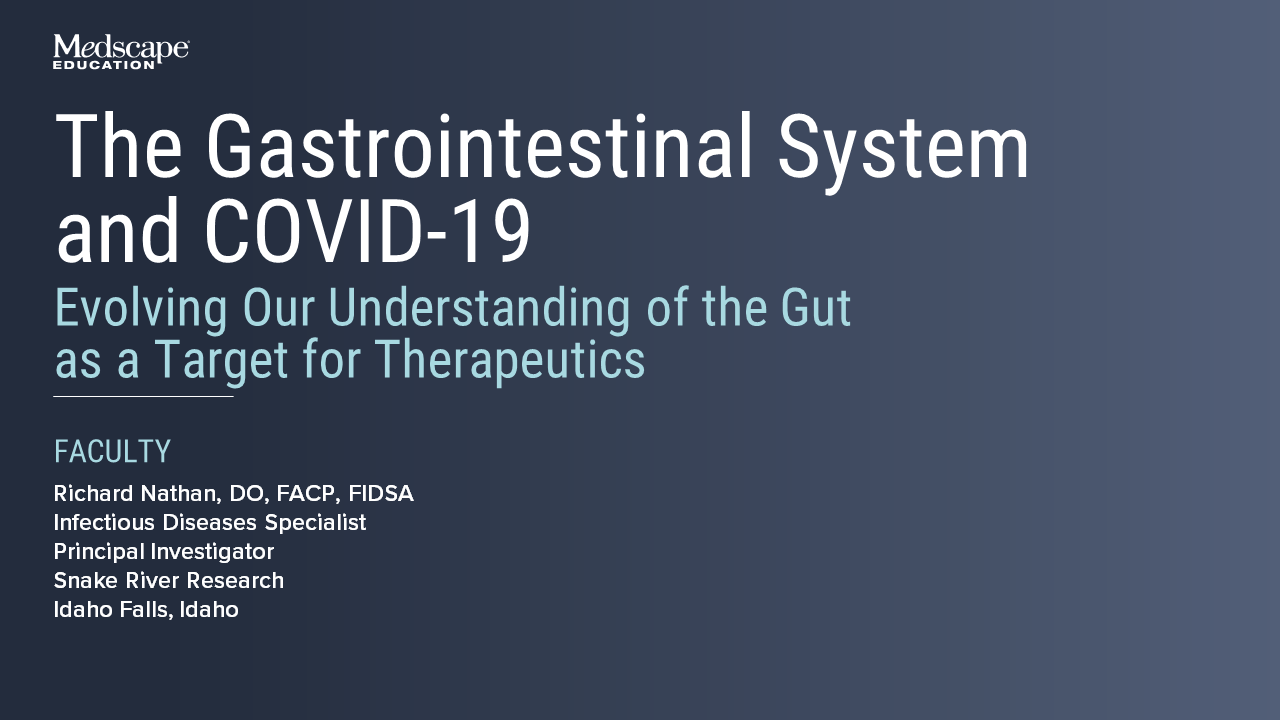 The Gastrointestinal System and COVID19 Evolving Our Understanding of the Gut as a Target for