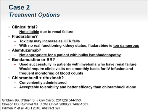 Chronic Lymphocytic Leukemia Tailoring Therapy for the Elderly or