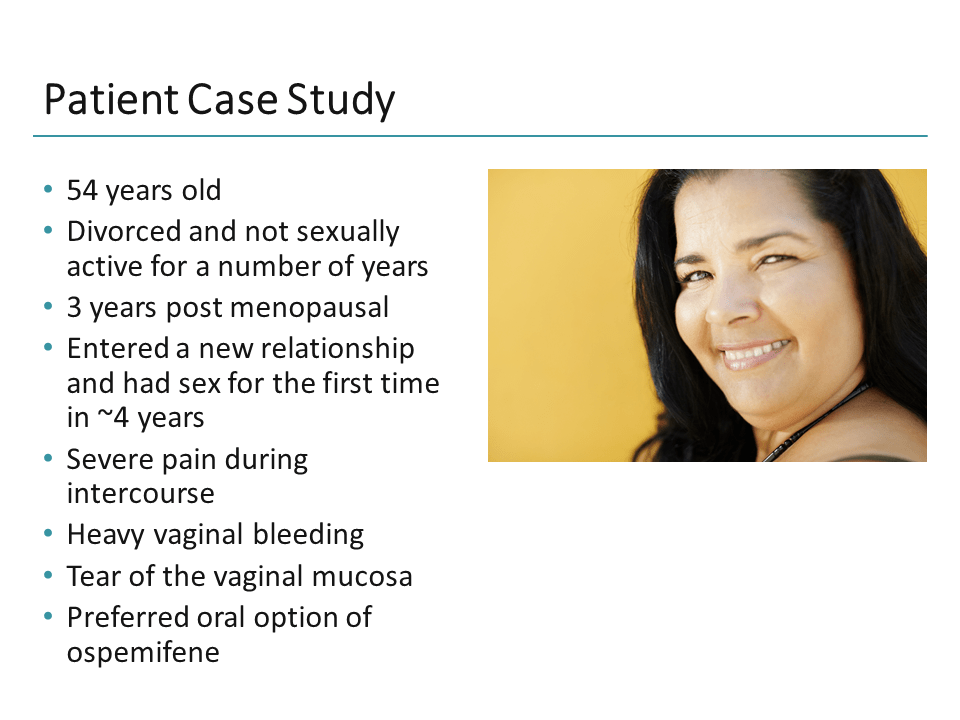 Managing Menopause Changing the Treatment Paradigm in Dyspareunia