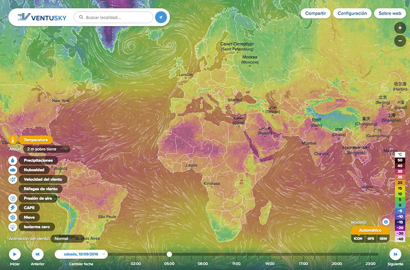 Previsión Tiempo del Mundo GEOGRAFÍA Recursos Online