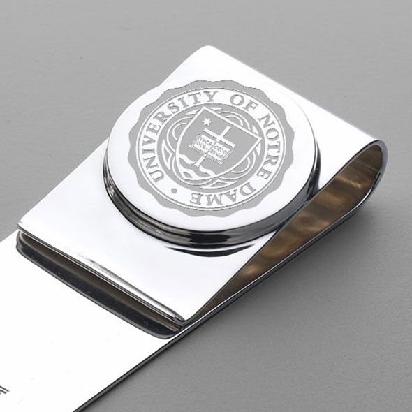 University of Notre Dame Sterling Silver Money Clip at M.LaHart & Co.