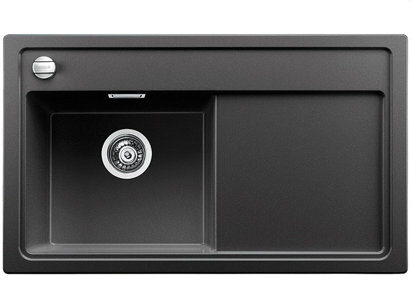 Blanco Zenar 45 S Anthrazit GranitSpüle 45 US Schwarz Becken links