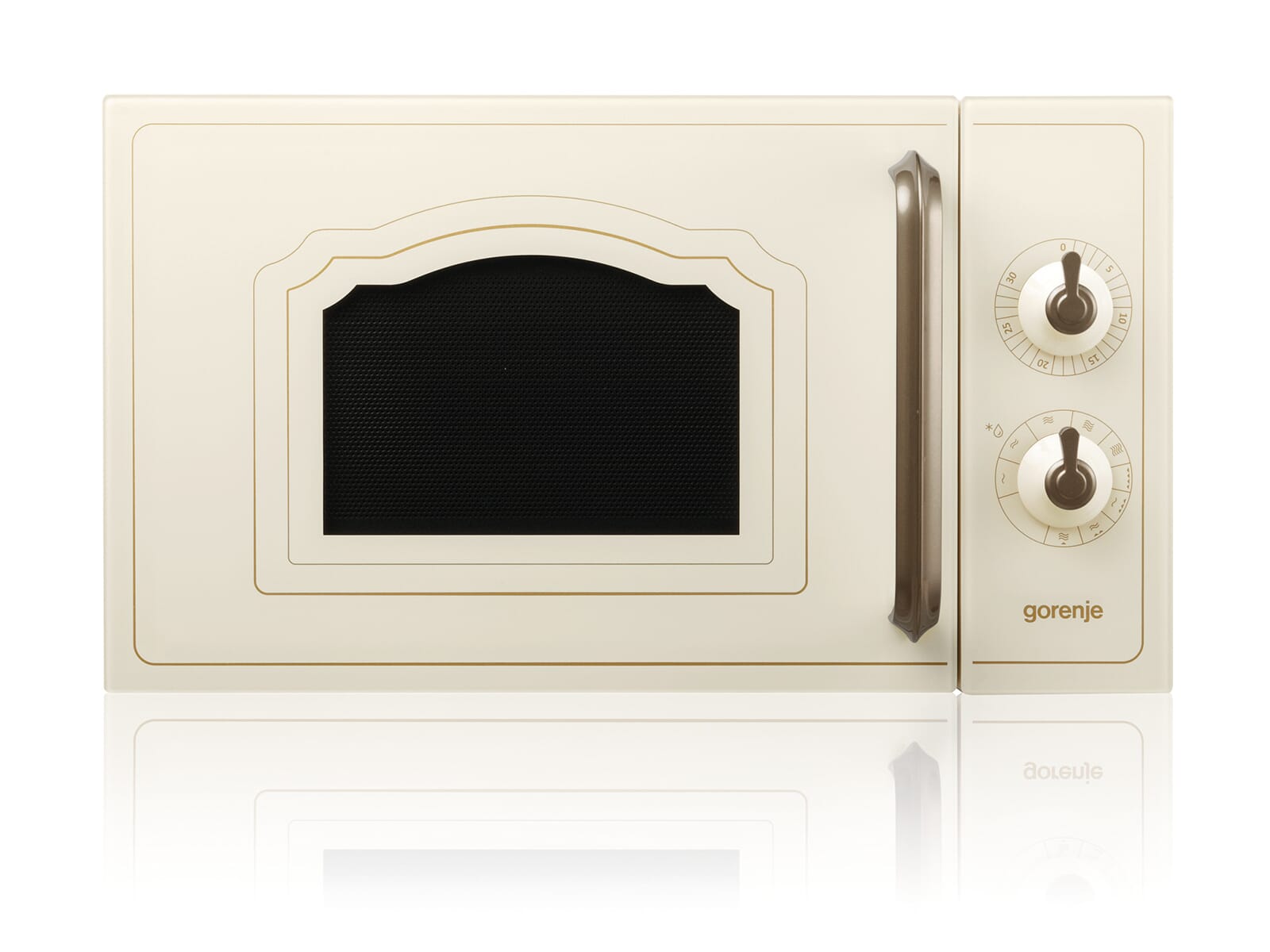 Gorenje Classico MO 4250 CLI Stand Mikrowelle mit Grill Elfenbein Retro eBay