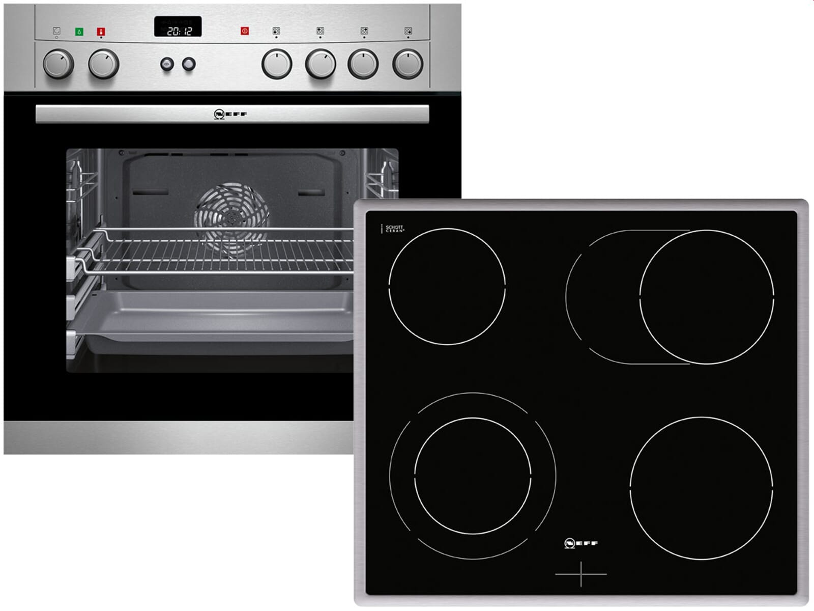 Neff X40E1 Set Herd E18M43N3 + Glaskeramik Kochfeld M18R44N0 eBay