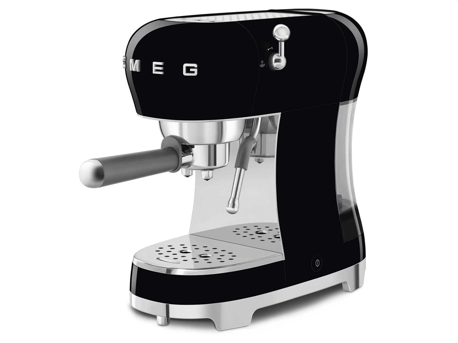 Smeg ECF02BLEU Espressomaschine Schwarz