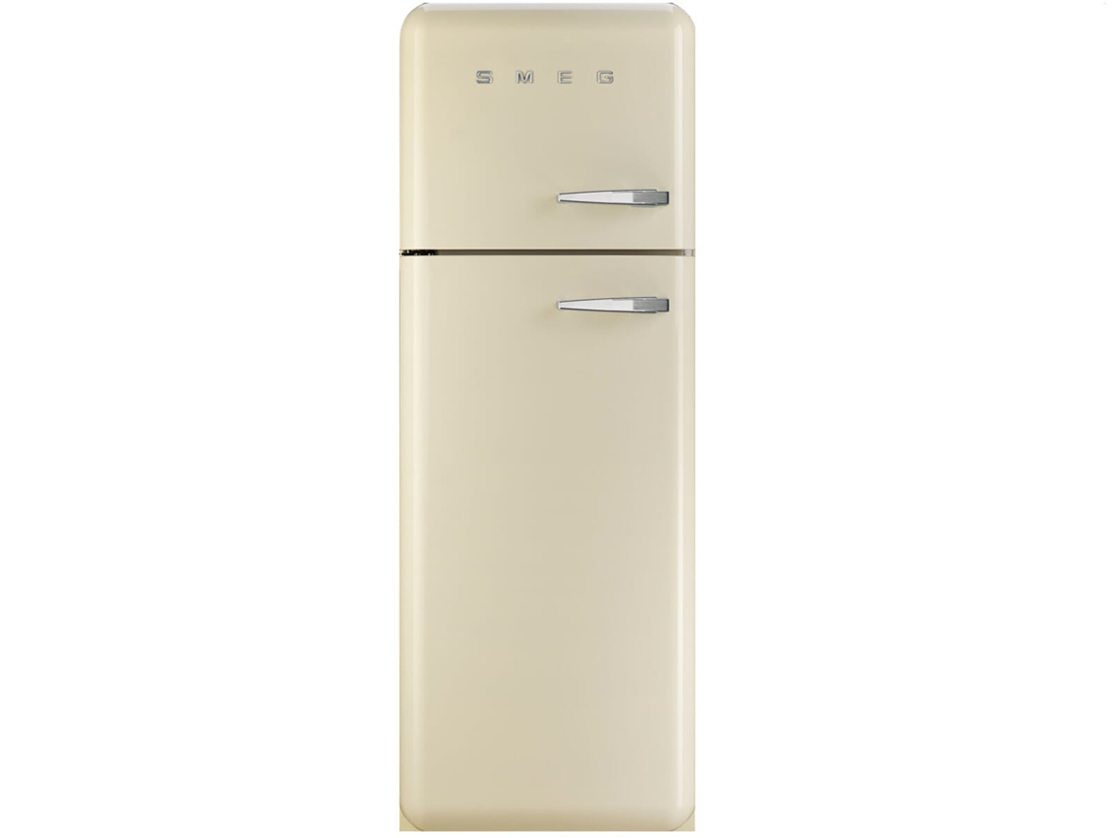 Smeg FAB30LP1 freistehend Kühlkombi Kühlschrank Creme Beige Gefrierteil