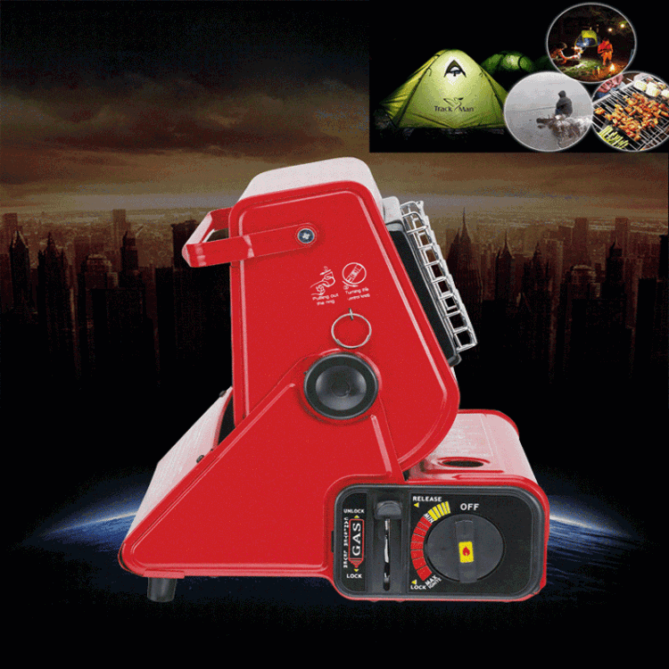 Multifunctional Portable Outdoor Camping Trip Gas Heater Gas Stove