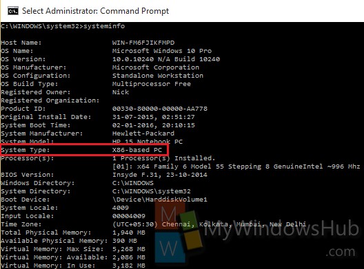 How to Determine if Running 32bit (x86) or 64bit (x64) Architecture