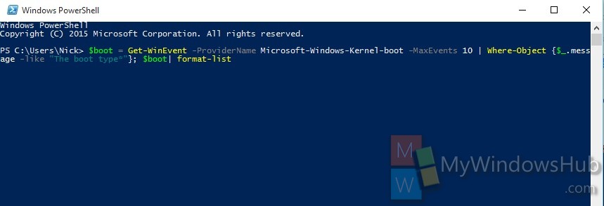 Check if Last Boot was from Fast Startup, Full Shutdown, or Hibernate