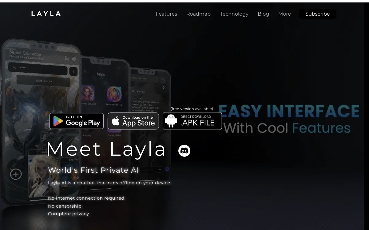 Layla The Offline AI Assistant for Complete Privacy NavTo.AI