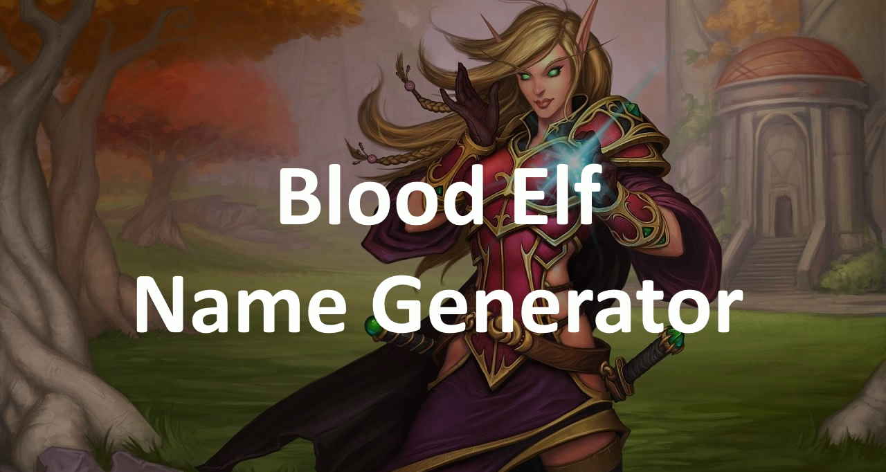 Funny World Of Warcraft Name Generator World of Warcraft