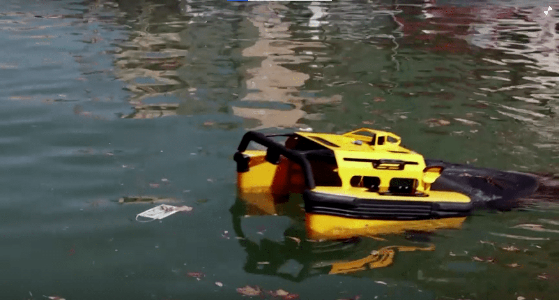 French Marine Robot Eats up Ocean Trash