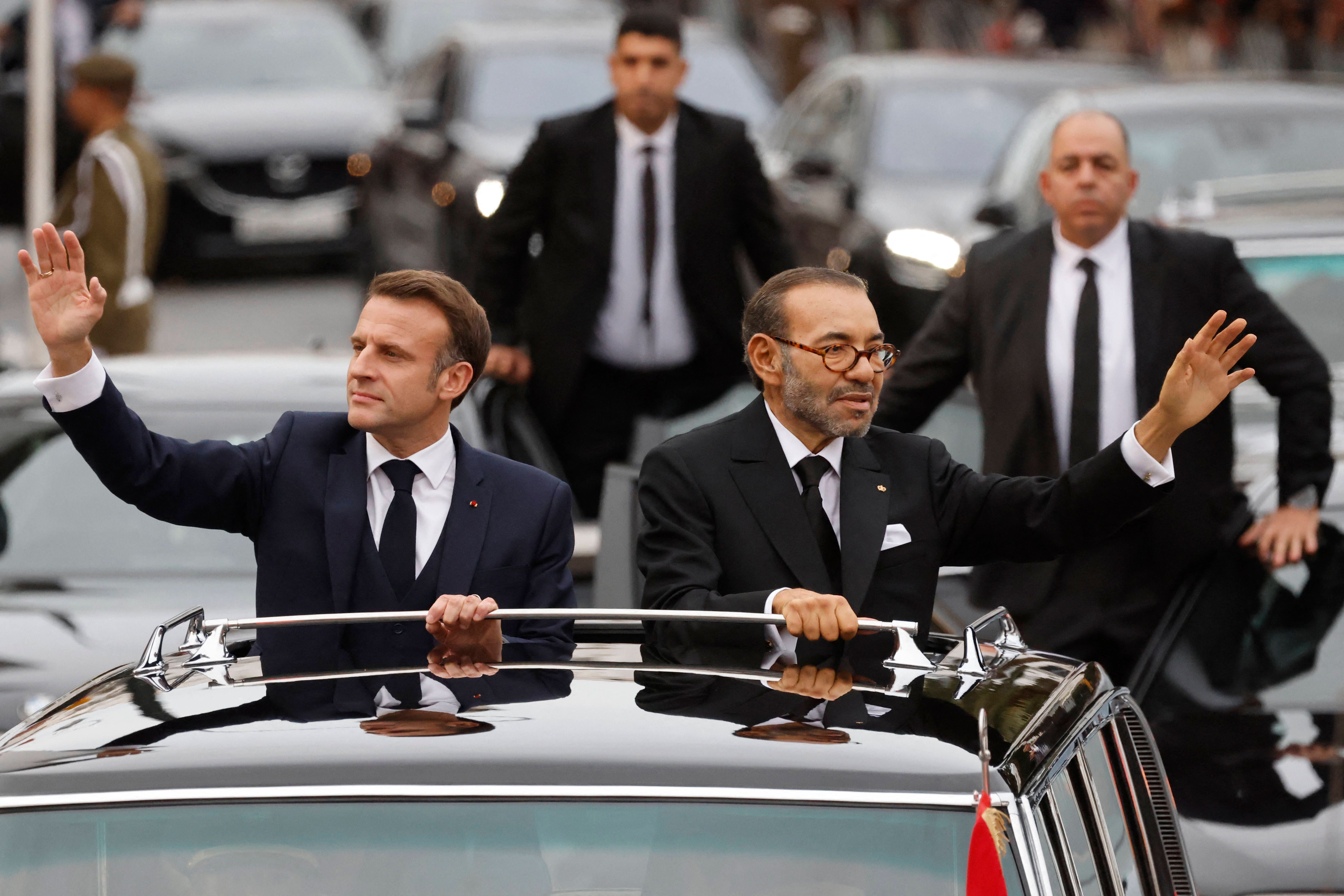 Macron in Marokko: Der französische Präsident hofiert den König – und verärgert Algerien