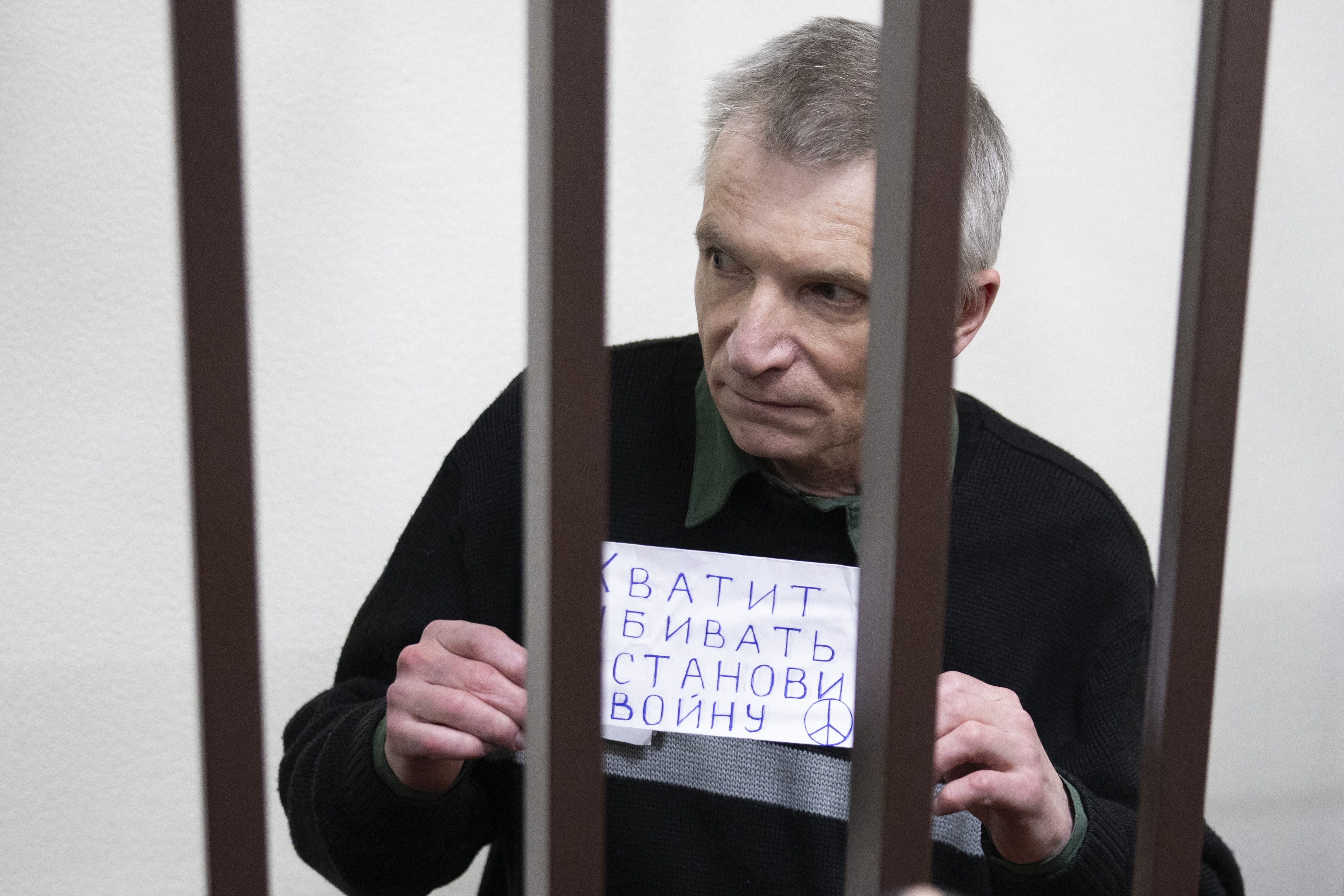 Märtyrer in Putins Kerkern: Der Kriegsgegner Alexei Gorinow erhält eine zusätzliche Lagerhaftstrafe