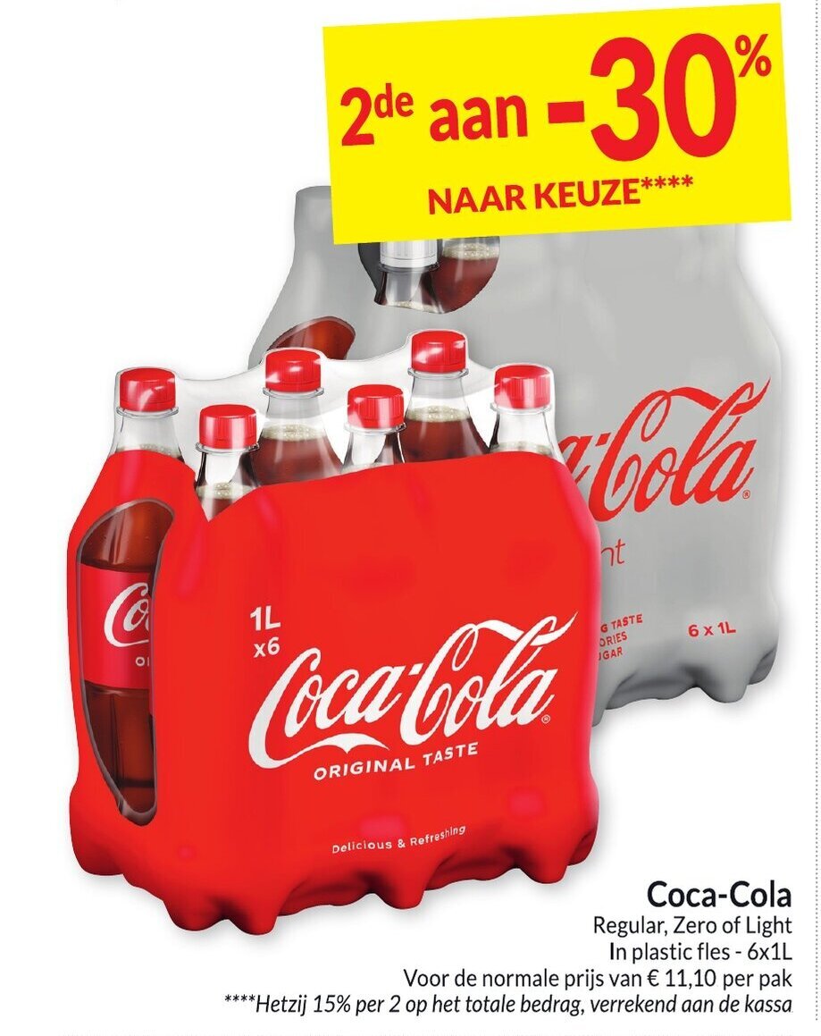 Cocacola promotie bij Intermarché