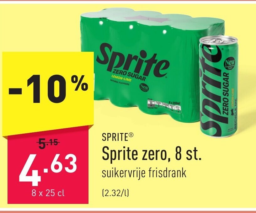 Sprite zero promotie bij ALDI