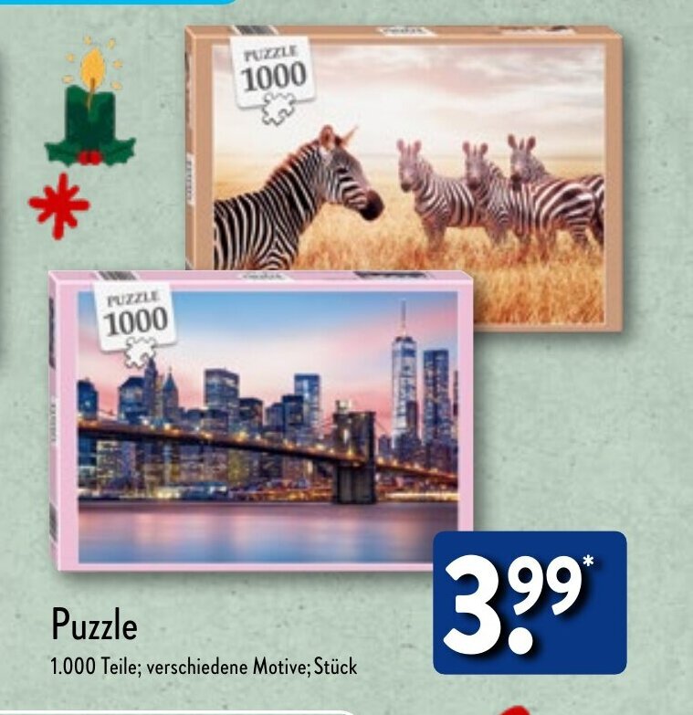 Puzzle Angebot bei Aldi Nord
