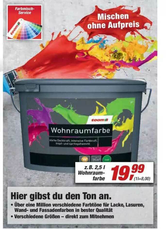 Wohnraumfarbe Angebot Bei Toom Baumarkt