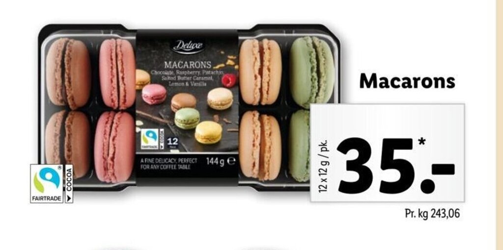 Macarons tilbud hos Lidl