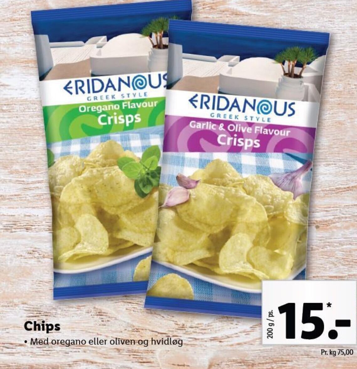 Chips tilbud hos Lidl