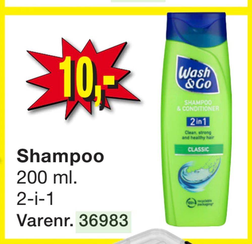 Shampoo tilbud hos Harald