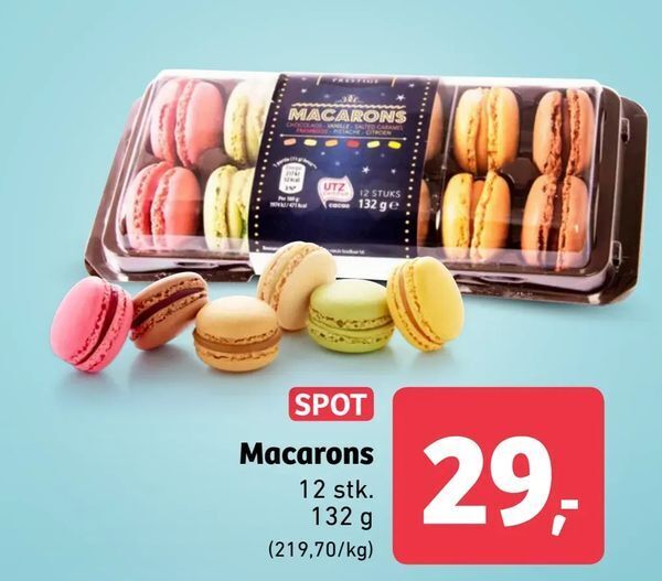 Macarons tilbud hos ALDI
